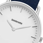 Bianca 34 Silber Weiß Nato Blau - Lambretta Watches - Lambrettawatches