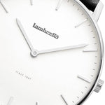 Classico 40 Silber Weiß Schwarz - Lambretta Watches - Lambrettawatches