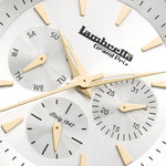 Imola 36 Leder Silber Schwarz - Lambretta Watches - Lambrettawatches