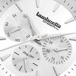 Imola 36 Leder Silber Natürlich - Lambretta Watches - Lambrettawatches