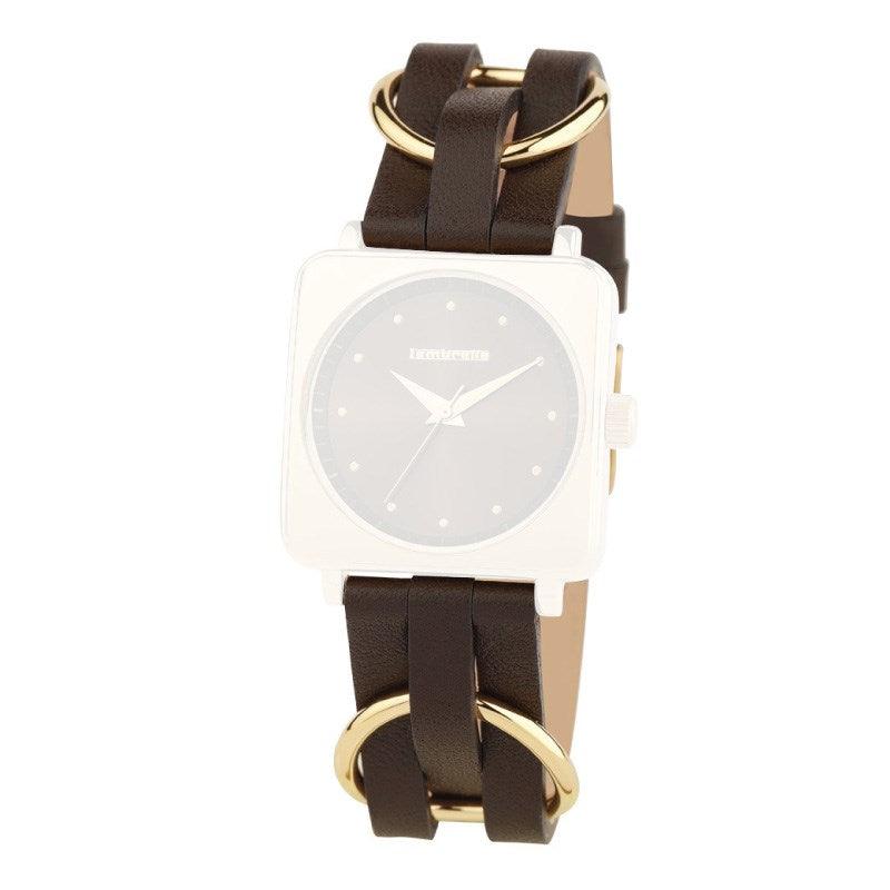 Lederarmband Cassola Lady Braun/Gold (18mm) - Lambretta Watches - Lambrettawatches