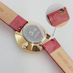 Cielo 34 Gold Croco Rot - Lambretta Watches - Lambrettawatches